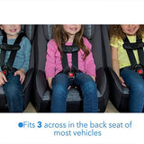 Cosco Mighty Fit 65 DX Convertible Car Seat, Heather Onyx Gray