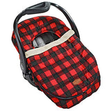 JJ Cole Funda para asiento de coche de bebé, estilo manta, para cochecito de bebé y portabebés, a cuadros