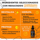 Serum Vitamina C + Ácido Hialurónico + Vitamina E | 95% Ingredientes Naturales | Luminosidad, Hidratación, Firmeza y Tono más Uniforme | Textura Ligera y Sin Sensación Grasosa | Suero Facial Ideal Para Todo Tipo de Piel -30ml