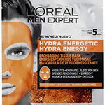 L'Oreal Paris Mascarilla facial en tela piel cansada hydra energetic men expert l'oreal paris