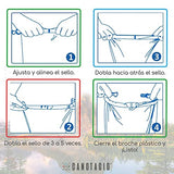 Canotagio Bolsa Impermeable. Mochila a Prueba de Agua para Senderismo y Deportes Acuáticos. Bolsa Seca Disponible en 5, 10, 20 y 30 Litros. Dry Bag. Waterproof Bag Backpack (Naranja, 30 LTS)