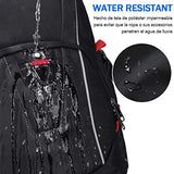 Mochila para Portatil Mochila laptop Impermeable Mochila al aire libre Mochila Antirrobo Mochila de Viaje con Puerto de Carga USB 17 Pulgadas Hombres Mujer Negro