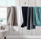 Nautica Oceane Collection - Juego de Toallas de 6 Piezas, Ropa de baño Decorativa de Lujo de Calidad de Hotel y SPA, Absorbente y Resistente a la decoloración, 6 Piezas, café