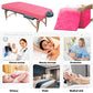 100 piezas de sábanas de mesa de masaje, sábanas desechables de spa no tejidas, transpirables, fundas de cama impermeables para spa, tatuaje, salón, pestañas, suministros de esteticista, color rosa