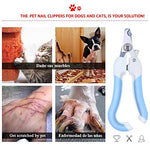 Lumbor37 Tijeras de Uñas para Mascotas Cortauñas Paw Grooming Trimmers con Safety Guard para Evitar el Corte Excesivo de Uñas para Puppy Doggie Kitty