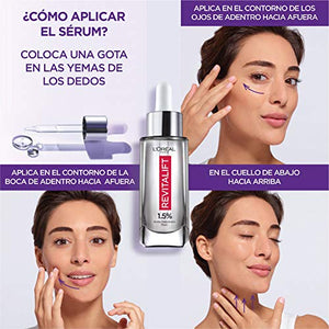 Kit Revitalift Ácido Hialurónico: sérum facial, crema día y crema de ojos. L'Oréal Paris