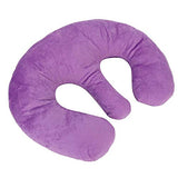 Almohada de apoyo para los senos del salón de belleza Almohada de almohada para el pecho de masaje SPA Almohada de poliéster Almohada de masaje Almohada hueca para la siesta Almohada(Púrpura)