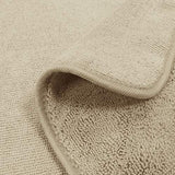 Toalla de baño de Microfibra antipelusa - Secado rápido - Premium - 88,9 x 177,8 cm - Pack de 2 (Beige)