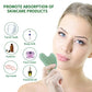 Herramienta de masaje Gua Sha, Jade natural Gua Sha herramienta para microcirculación facial/elimina toxinas/evita arrugas, para terapia de acupuntura SPA, tratamiento de puntos de activación, herramienta de drenaje linfático