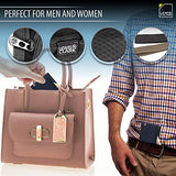 Lewis N. Clark RFID-Blocking - portafolios para cinturón de viaje oculta, Rfid - Cinturón para billetes y tarjetas de crédito, Negro, Una talla