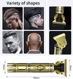 Cortapelos para Hombres,Recortadora Eléctrica para Hombres,Máquina Cortapelo, Recortadora de Cabello para Hombres, Cortadora de Cabello Inalámbrica con Cuchilla en T, Cortadora de Precisión Recargable con 4 Peines GuíaCarga USB