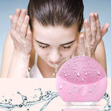 Cepillo de Limpieza Facial, Salandens Masajeador Facial y Dispositivo de Cuidado de la piel Antienvejecimiento Para Todos los Tipos de piel, IPX7 Resistente al Agua Silicona Limpieza Facial Dispositivo,Recargable a través USB