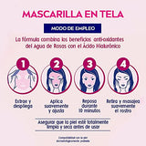 Nivea Agua de Rosas Mascarilla en Tela con Ácido Hialurónico