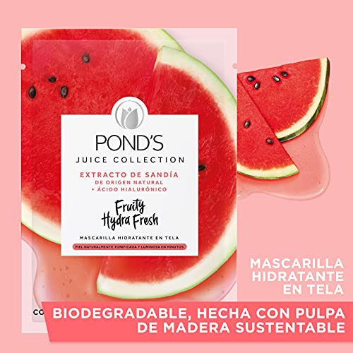 Pond's Cuidado Facial Fruity Hydra Fresh Sandía, Mascarilla, 26 g