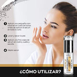 QVENE Serum Facial de Acido Hialuronico al 10% que Hidrata, Rejuvenece y Reafirma la Piel del Rostro, Suero Hidratante Efecto Botox, 50 ml