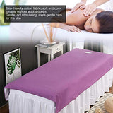 Sábana de masaje para spa, 2 uds, Reutilizables, impermeables, de algodón suave, resistentes al aceite, para salón de belleza, sábanas para mesa con orificio para la cama(#1)