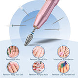 ▶ Juego de 13 brocas para uñas, 3 brocas de carburo de tungsteno + 3 brocas de cerámica para uñas + 6 brocas de diamante + 1 cepillo, 3/32 pulgadas para taladro de uñas