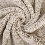 Toalla de baño de Microfibra superabsorbente antipelusa - Secado rápido - 145 x 76 cm - Pack de 4 (Beige)