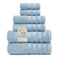 Juego de toallas de baño de lujo de 700 g/m² de felpa turca, altamente absorbente, juego de toallas de spa y hotel