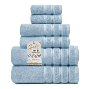 Juego de toallas de baño de lujo de 700 g/m² de felpa turca, altamente absorbente, juego de toallas de spa y hotel