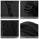 Mochila de viajes de negocios, mochila portátil Matein con puerto de carga Usb para hombres mujeres niños niñas, antirobo resistente al agua mochila de la escuela universitaria de la computadora bolso de libros de 15.6 pulgadas portátil portátil, negro