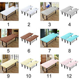 Sábana de mesa de masaje, funda de cama de masaje con agujero facial, sábanas bajeras lavables y reutilizables (blanco, 2 piezas)