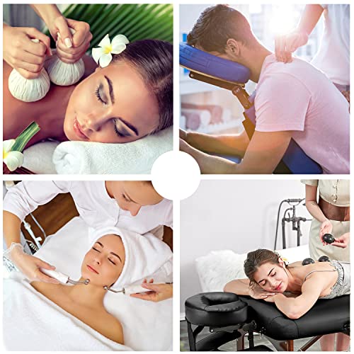 Noverlife Cuna facial universal para mesa de masaje, plataforma de reposacabezas de masaje ajustable, soporte facial de aluminio, cama de masaje duradera, reemplazo para terapia de spa de belleza, tatuaje