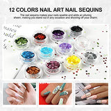 Kit de Uñas Acrílicas -3PC Polvo de Cristal+ 12PC Acrílicos Polvo Color Claro +12PC Acrílicos Polvo Brillo,Postizas Uñas de Diamantes de Imitación de Salón de Uñas Herramientas de Manicura para Principiantes