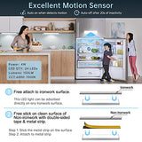 Iluminación para debajo del gabinete, 24 luces LED regulables, inalámbricas para debajo del mostrador, 1000 mAh, luces de noche seguras para pegar en cualquier lugar para cocina, escalera, despensa (3 paquetes)