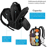 Mochila de viajes de negocios, mochila portátil Matein con puerto de carga Usb para hombres mujeres niños niñas, antirobo resistente al agua mochila de la escuela universitaria de la computadora bolso de libros de 15.6 pulgadas portátil portátil, negro