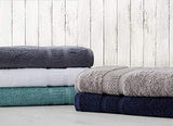 Nautica Oceane Collection - Juego de Toallas de 6 Piezas, Ropa de baño Decorativa de Lujo de Calidad de Hotel y SPA, Absorbente y Resistente a la decoloración, 6 Piezas, café