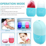 Rcool Rodillo facial de hielo 2021 y Gua Sha, masajeador facial, rodillo de hielo de belleza facial, herramientas para el cuidado de la piel, productos para el cuidado de la piel, para cara y ojos, eliminar líneas finas, reducir los poros, reducir el acné