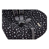 JANABEBE Funda Universal para Silla de Coche Grupo 1-2-3 (Black Star)