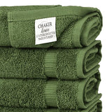 ▶ Toallas  Hotel & SPA Quality, Highly Absorbent 100% Cotton Hand Towels (6 Pack, Moss)