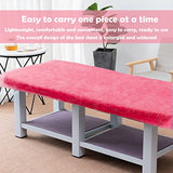 50 piezas de sábanas desechables, sábanas de spa, sábanas de mesa de masaje, cama impermeable, para prueba de tejidas, sábanas de spa para mesa de masaje, tatuajes, salones de belleza, cama de pestañas, color rosa