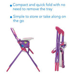 Cosco Simple Fold Deluxe High Chair, Monster Shelley