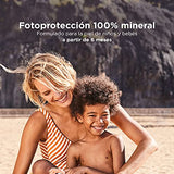 ISDIN fotoprotector fusion fluid mineral baby pediatrics spf 50, protector solar facial 100% mineral para la piel del nino y bebe, 50ml