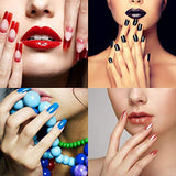 Lámpara de uñas para esmalte de gel, 168W 42 LED Secador de uñas profesional UV Lámpara de uñas LED con 4 ajustes de temporizador, Pantalla LCD, Herramientas profesionales de decoración de uñas con sensor automático, Función de temporizador de memoria y p