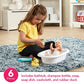 Melissa & Doug Mine to Love Juego de bañera y Accesorios de baño para muñecos bebé - Blanco (6 Piezas)