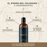 Gel Limpiador Facial 480ml. Acido Hialuronico, Colageno, Niacinamida, Vitamina C, Vitamina E y Extracto de Rosas - COLLAGENIC Limpieza Facial Limpiador de Poros Hidratante Facial Sustituto de Jabón Facial