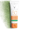 Vichy Capital Soleil Matificante - Protector solar FPS 50+ de rostro, purifica la piel, reduce el brillo y oleosidad.