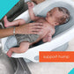 Summer Clean Rinse Baby Bather (gris) – Soporte de baño para uso en el mostrador, en el fregadero o en la bañera, tiene 3 posiciones reclinables y material suave de secado rápido – Uso desde el nacimiento hasta sentarse