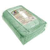 Juego de Toallas de baño de Microfibra Felpa y antipelusa - Secado rápido - Pack de 6 (Verde Claro)