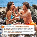 ISDIN Fotoprotector Fusion Water SPF 50, Protector Solar Facial de fase acuosa para uso diario, Textura ultra ligera, 50 ml