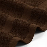 Toallas de salón de color café oscuro, paquete de 12 (no a prueba de blanqueador, 16 x 27 pulgadas) toallas altamente absorbentes para el cuidado del cabello de mano, gimnasio, belleza, cabello, spa y hogar