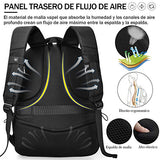mochila para portatil con USB Puerto de carga Daypack compartimiento 17 pulgada laptop mochilas para antirrobo impermeable negocio al aire libre mochilas para hombre