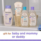 Aveeno Baby Daily Bathtime Solutions Gift Set to Nourish Skin for Baby and Mom, 4 items