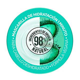 Garnier Fructis H5537200 Mascarilla para Cabello Natural Vegana Anti Frizz con Fructis Hair Food, Verde, 350 ml