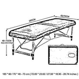 Camas de Masaje Masajear Las Tablas Plegable Cama de Masaje de elevación Ajustable móvil Terapeuta de Belleza Fisioterapia Tatuaje Cama Hogar Sofá Cama Portable
