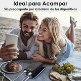 1 Hora Power Bank 20000mAh, Banco de Energía con 2 Puertos de USB, Batería Portátil con Pantalla LED Pila Portatil Cargador Bateríail Compatible para IP Samsung Xiaomi, con un 20CM Cable Micro USB